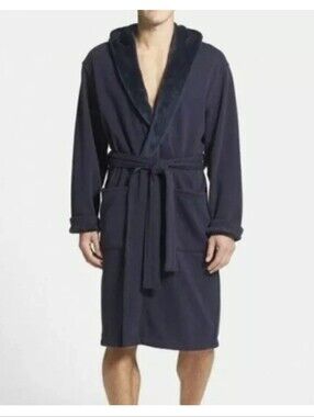 UGG BRUNSWICK ROBE NAVY SIZE L/XL